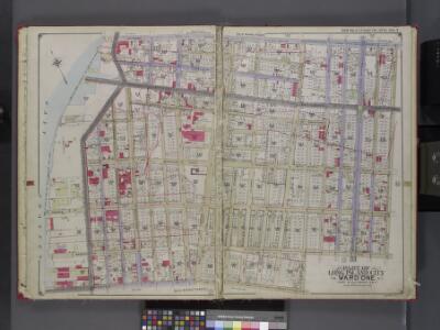 Queens, V. 2, Double Page Plate No. 7; Part of Long Island City, Ward 1; [Map bounded by Patterson Ave., 4th Ave., Webster Ave., East Channel] / by and under the supervision of Hugo Ullitz.