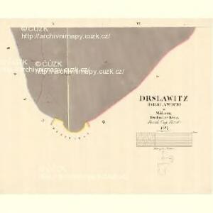 Drslawitz (Drslawice) - m0584-1-005 - Kaiserpflichtexemplar der Landkarten des stabilen Katasters