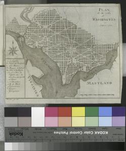 Plan de la ville de Washington en Amèrique / Weidner Jun. del.