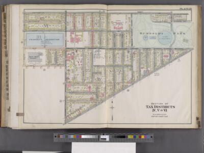 Buffalo, V. 1, Double Page Plate No.25 [Map bounded by N. Hampton St., Genesee St., Jefferson St., E. North St., Masten St.] / engraved by Albert Volk.