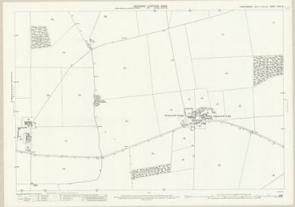 Lincolnshire XCVI.8 (includes: Brauncewell; Cranwell and Byards Leap; Temple Bruer with Temple High Grange) - 25 Inch Map