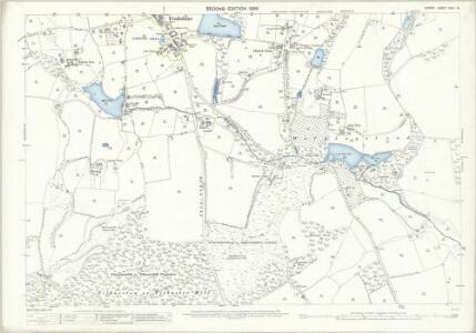 Surrey XXVII.15 (includes: Bletchingley; Godstone) - 25 Inch Map