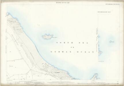 Northumberland (Old Series) XVII.10 & 15 (includes: North Sunderland) - 25 Inch Map