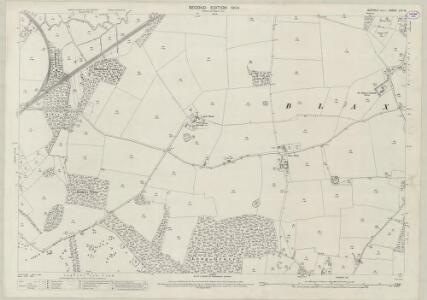 Suffolk LIX.15 (includes: Blaxhall; Campsey Ash; Little Glemham; Marlesford; Tunstall) - 25 Inch Map