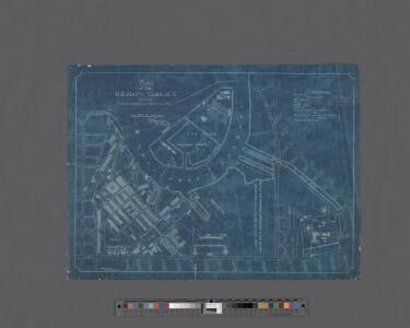 Plan of the U. S. Navy Yard, N. Y., showing improvements up to July 1, 1894.