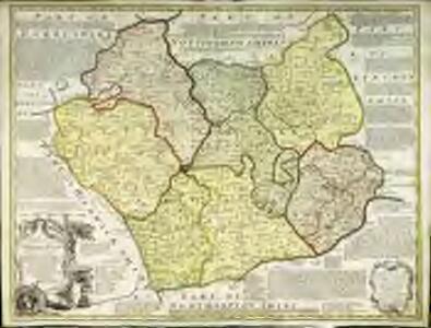 An accurate map of the counties of Leicester and Rutland