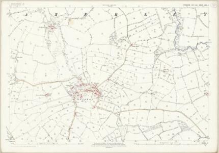Yorkshire CXVIII.4 (includes: Azerley; Kirkby Malzeard) - 25 Inch Map