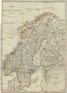 Charte von Schweden u. Norwegen