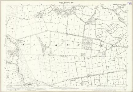 Yorkshire CI.14 (includes: Grewelthorpe; Kirkby Malzeard; Laverton) - 25 Inch Map