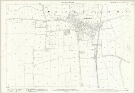 Lincolnshire XCVII.11 (includes: Ruskington) - 25 Inch Map