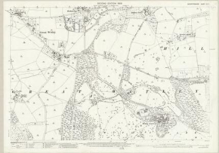 Worcestershire XX.12 (includes: Great Witley; Hillhampton) - 25 Inch Map