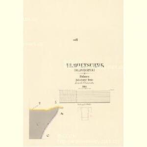 Hlavietschnik (Hlawěcznik) - c1859-1-004 - Kaiserpflichtexemplar der Landkarten des stabilen Katasters