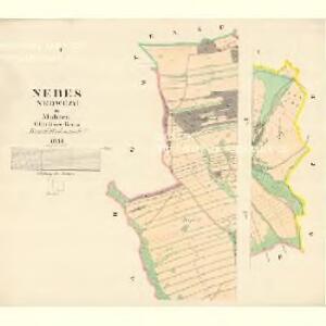 Nebes (Nedwezy) - m1944-1-001 - Kaiserpflichtexemplar der Landkarten des stabilen Katasters