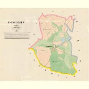 Possobitz - c6039-1-001 - Kaiserpflichtexemplar der Landkarten des stabilen Katasters