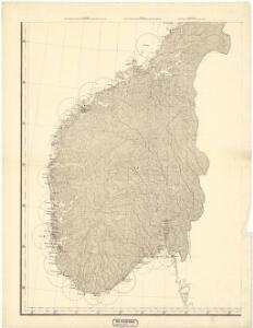 Spesielle kart 65-4: Oversigtskart over de paa den norske Kyst anbragte Fyre