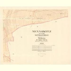 Nennowitz - m0215-1-003 - Kaiserpflichtexemplar der Landkarten des stabilen Katasters