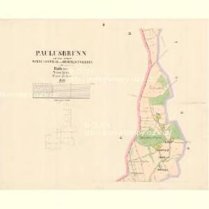 Paulusbrunn - c5672-1-002 - Kaiserpflichtexemplar der Landkarten des stabilen Katasters