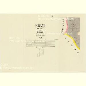 Kram (Kramy) - c3508-1-003 - Kaiserpflichtexemplar der Landkarten des stabilen Katasters