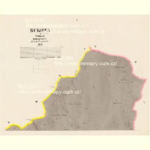 Bukowa - c0654-1-001 - Kaiserpflichtexemplar der Landkarten des stabilen Katasters