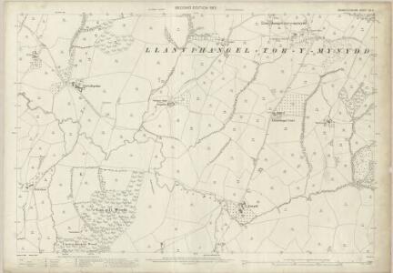 Monmouthshire XX.14 (includes: Devauden; Llan Gwm) - 25 Inch Map