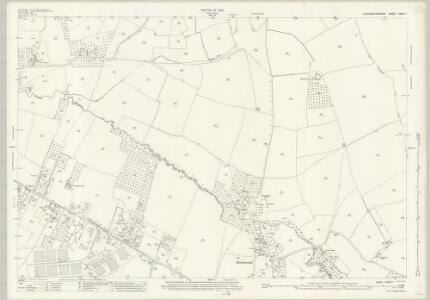 Gloucestershire XXXIV.1 (includes: Badgeworth; Brockworth; Churchdown; Hucclecote) - 25 Inch Map