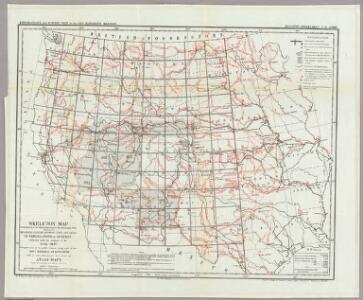 Skeleton Map Of the Territory of the United States west of the Mississippi River.