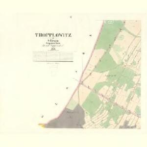Tropplowitz - m2155-1-002 - Kaiserpflichtexemplar der Landkarten des stabilen Katasters