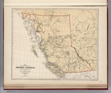 Facsimile:  Map of the Province of British Columbia.