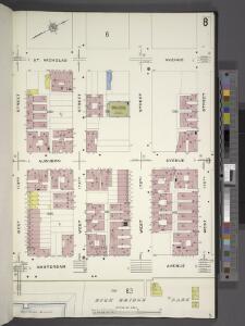 Manhattan, V. 12, Plate No. 8 [Map bounded by St. Nicholas Ave., W. 176th St., Amsterdam Ave., W. 173rd St.]