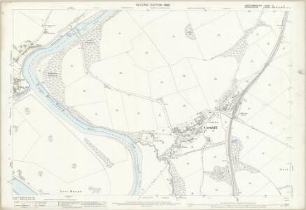 Northumberland (Old Series) IX.11 (includes: Carham; Cornhill On Tweed; Ford) - 25 Inch Map
