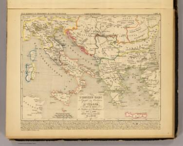 L'Empire Grec, l'Italie, 1125 a 1200.