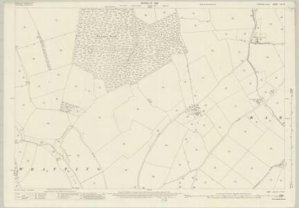 Suffolk LXI.12 (includes: Barnardiston; Great Thurlow; Great Wratting) - 25 Inch Map