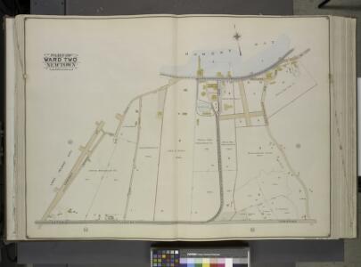 Queens, Vol. 2, Double Page Plate No. 13; Part of     Ward Two Newtown; [Map bounded by Long Island City, Cabinet St., Bowery Bay      Road, Shore Road; Including Old Bowery Bay Road, Kouvenhoven Ave., Astoria and   Flushing Turnpike]