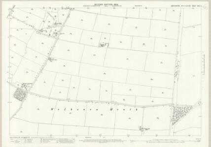 Lincolnshire XCVI.3 (includes: Temple Bruer with Temple High Grange; Welbourn) - 25 Inch Map