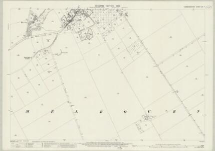 Cambridgeshire LVIII.7 (includes: Melbourn; Meldreth) - 25 Inch Map