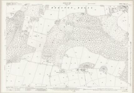 Norfolk XI.9 (includes: Aylmerton; Beeston Regis; East Beckham; Runton; Sheringham; Upper Sheringham) - 25 Inch Map