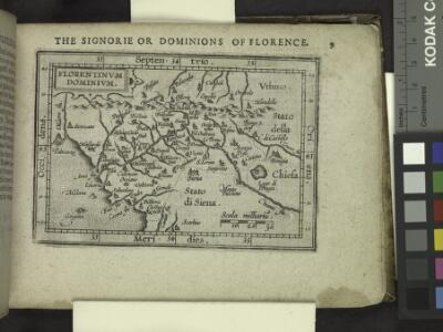 The Signorie or Dominions of Florence.