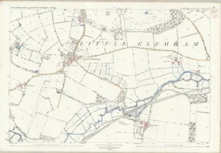 Suffolk LIX.11 (includes: Blaxhall; Campsey Ash; Little Glemham; Marlesford) - 25 Inch Map