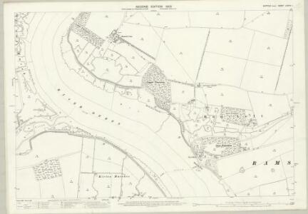 Suffolk LXXXIV.1 (includes: Hemley; Kirton; Ramsholt) - 25 Inch Map