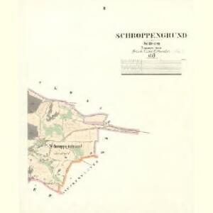 Schroppengrund - m2590-2-002 - Kaiserpflichtexemplar der Landkarten des stabilen Katasters