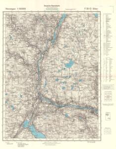 Tysk kart over Eiker (Deutsche Heereskarte)