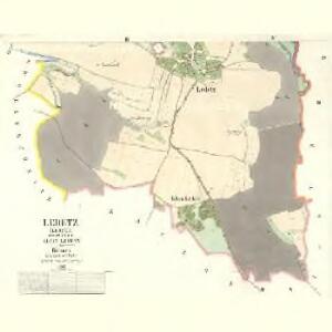Ledetz (Ledcka) - c8401-1-002 - Kaiserpflichtexemplar der Landkarten des stabilen Katasters
