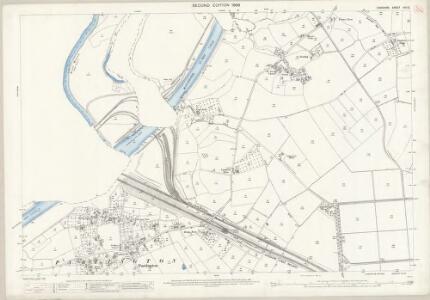 Cheshire VIII.12 (includes: Carrington; Flixton; Irlam; Partington) - 25 Inch Map