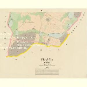 Plasna - c5814-1-002 - Kaiserpflichtexemplar der Landkarten des stabilen Katasters