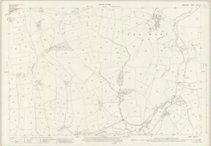 Derbyshire XXXVIII.6 (includes: Fenny Bentley; Kniveton; Lea Hall; Tissington) - 25 Inch Map