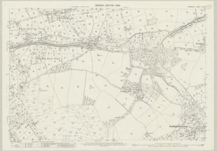 Cornwall LXIX.15 (includes: Breage; Crowan; Germoe) - 25 Inch Map
