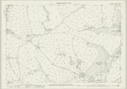 Cornwall LXXVI.15 (includes: Helston; Mawgan in Meneage) - 25 Inch Map
