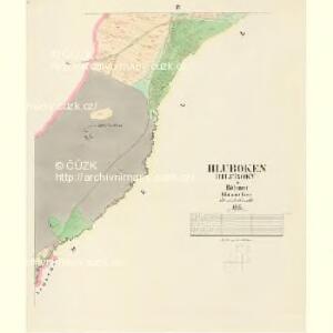 Hluboken (Hluboky) - c1888-1-004 - Kaiserpflichtexemplar der Landkarten des stabilen Katasters