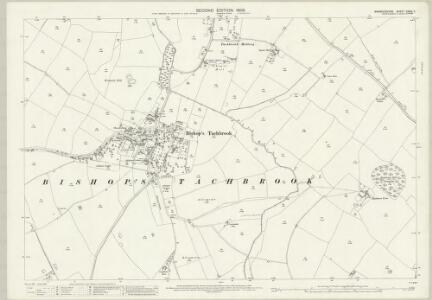 Warwickshire XXXIX.7 (includes: Bishops Tachbrook; Whitnash) - 25 Inch Map