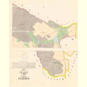 Girzitz (Giřice) - c2932-1-001 - Kaiserpflichtexemplar der Landkarten des stabilen Katasters